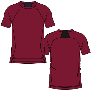 Patron ropa, Fashion sewing pattern, molde confeccion, patronesymoldes.com Football T-Shirt 9536 MEN T-Shirts